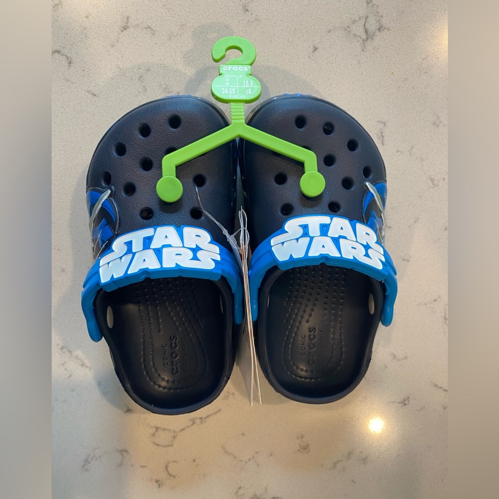 TODDLER C8 - Luke Skywalker Light Up Crocs